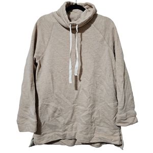 J. Crew Tan Crew Neck Cowl Pullover Sweater